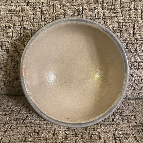 Lot of 2 Vintage Rowe Pottery Works 7" Salad Cereal Bowls Salt Glazed 1998 2001 - Picture 4 of 12